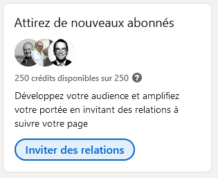inviter des relations
